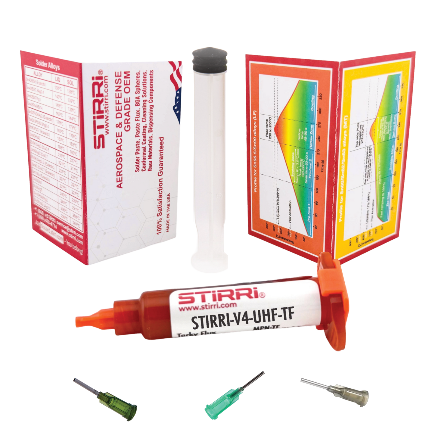 V4-UHF-TF – Universal No-Clean Halogen-Free Tacky Flux for Critical Applications with a Pleasant Scent (REL0)