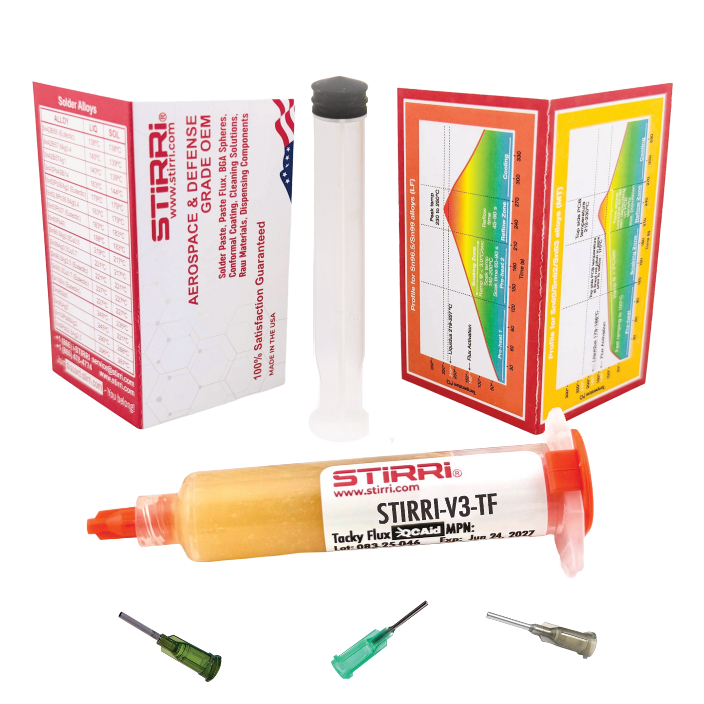 V3-TF – Universal No-Clean Tacky Flux with Halogen Booster (ROL0)